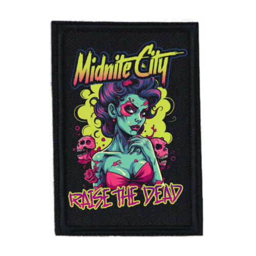 Raise The Dead - PR01 Portrait 8cm x 12cm Rectangle Sew-On Patch Thumbnail