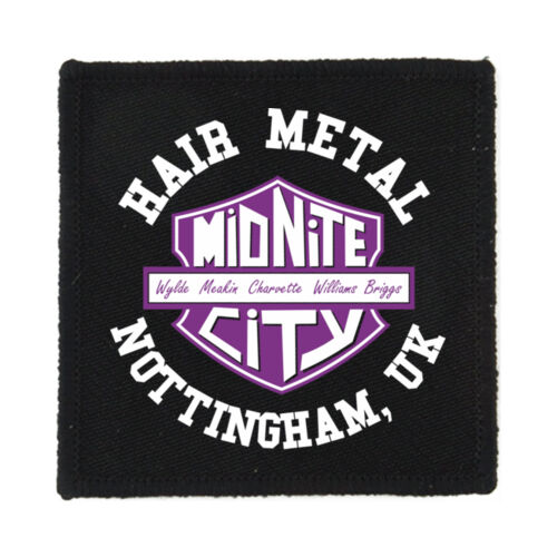 Hair Metal - PS01 8cm Square Sew-On Patch Thumbnail