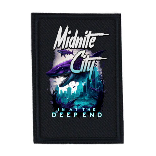 In At The Deep End - PR01 Portrait 8cm x 12cm Rectangle Sew-On Patch Thumbnail