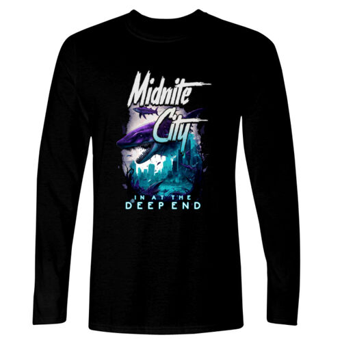 In At The Deep End - GD11 Softstyle® Adult Long Sleeve T-Shirt Thumbnail
