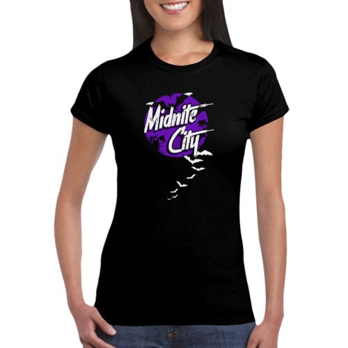 They Only Come Out At Night - GD72 Softstyle® Ladies' T-Shirt Thumbnail